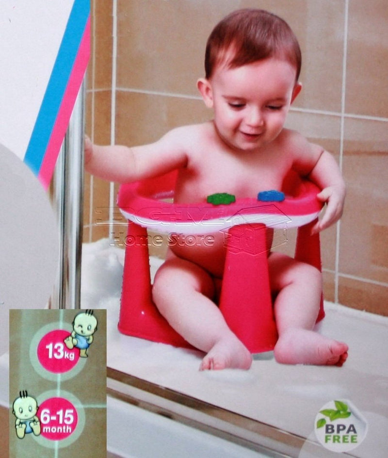 3 in 1 Baby Toddler Child Bath Support Seat Safety Bathing Safe Dinning Play BPA Free (Pink) PINK - BeesActive Australia