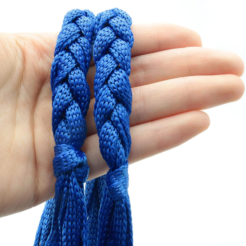LUORNG 2Pcs Football Accessories Basketball Mesh Net Bag Single Ball Carrier for Volleyball Soccer Basketball Blue Yellow - BeesActive Australia