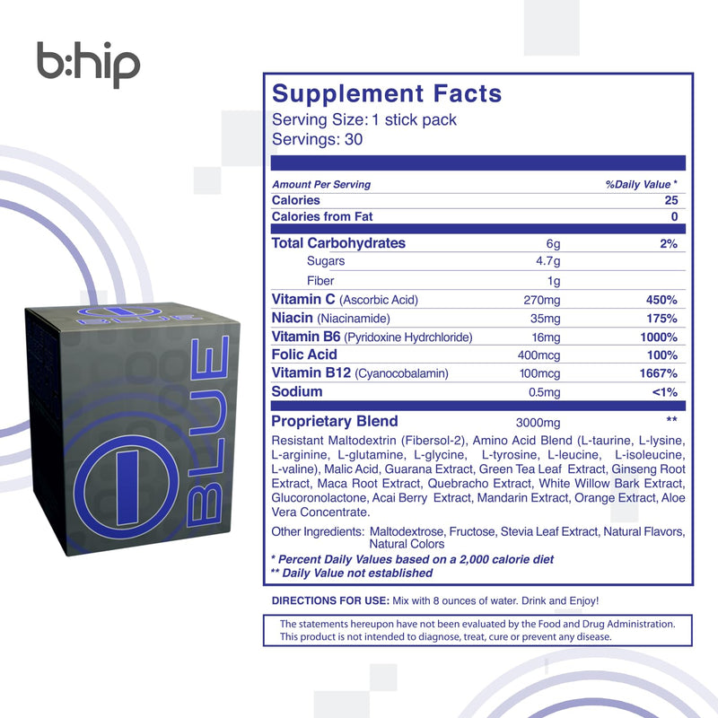 b:hip BHIP Global Energy Blend - Blue bHIP Blue - BeesActive Australia
