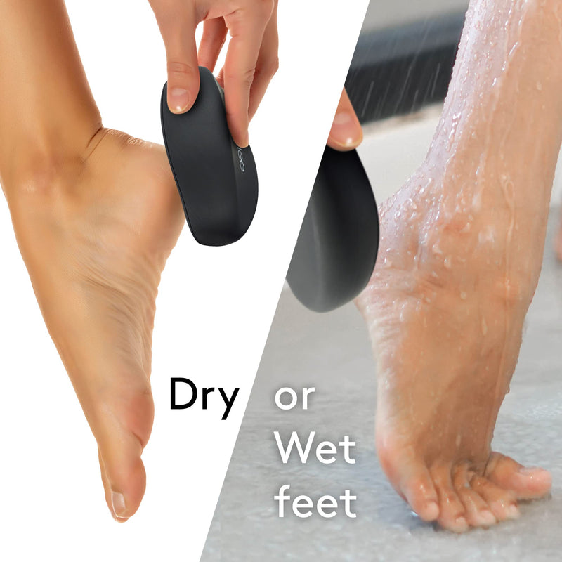Mylee Crystal Foot File for Smooth Feet - Ultra Fine Glass Surface, Gently Removes Hard Skin, Works on Dry & Wet Feet, Easy to Clean & Sanitise Professional & Home Use, 5 Year Guarantee on the Surface - BeesActive Australia