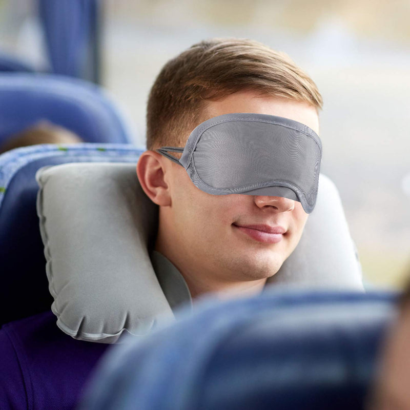 50 Pieces Eye Cover Sleep Mask Blindfold Eye Mask Blindfold Sleeping Masks for Games Party Travel with Nose Pad and Adjustable Strap (Multicolor) - BeesActive Australia