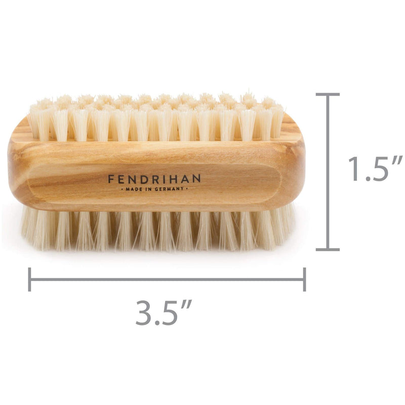 Genuine Boar Bristle Nail Brush with Real Olive Wood Handle MADE IN GERMANY - BeesActive Australia