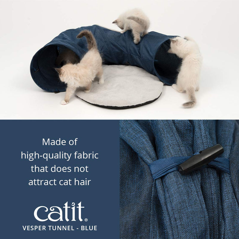 Catit Vesper Cat Tunnel Blue - BeesActive Australia