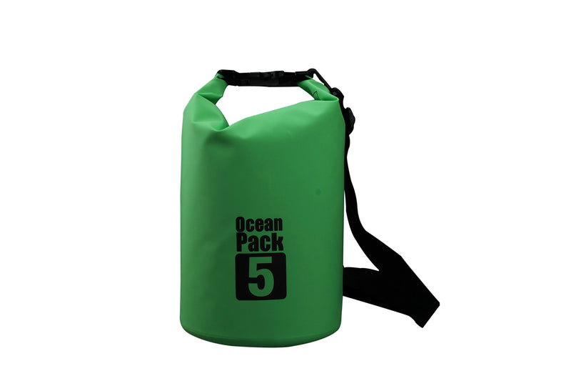 [AUSTRALIA] - ProOffer 2L/3L/5L/10L/15L/20L/30L 500D Tarpaulin Heavey-Duty PVC Water Proof Dry Bag Sack for Kayaking/Boating/Canoeing/Fishing/Rafting/Swimming/Camping/Snowboarding Green 3L 