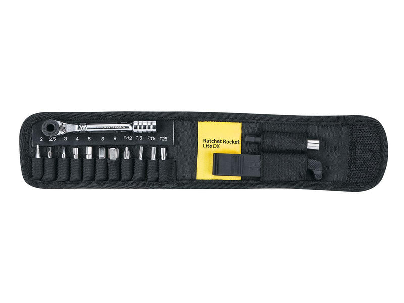 Topeak TT2524 Ratchet Rocket Lite DX Tool , Black, 12 - BeesActive Australia