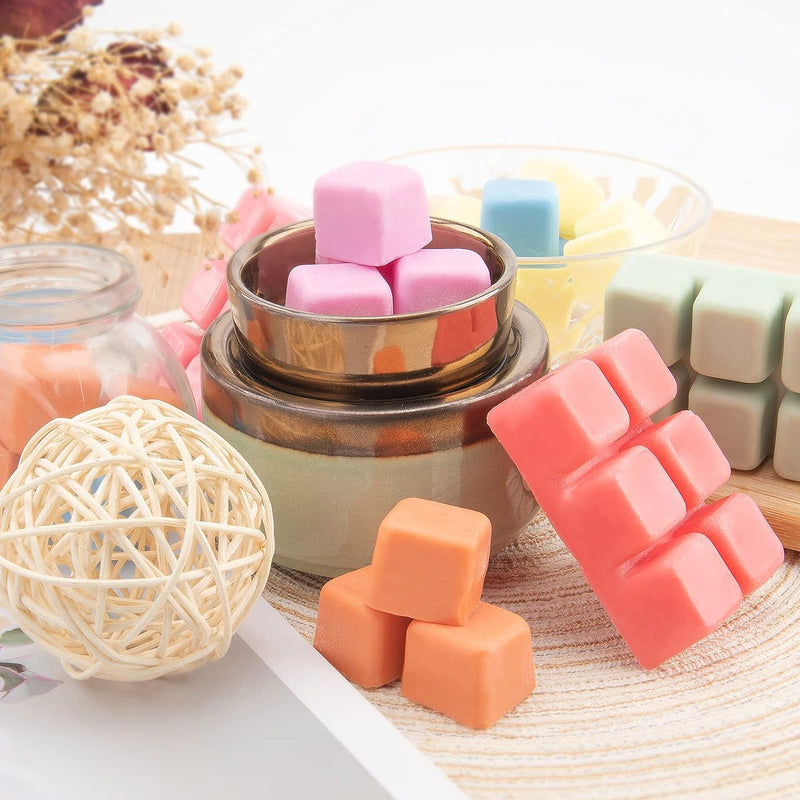 UCC Plant Based All Natural Wax Melts, Strong Fragrance, Long Lasting Premium Soy Scented Melts Cubes, Wax Melts Tarts, Colored Wax Melt - 4 Pack - BeesActive Australia