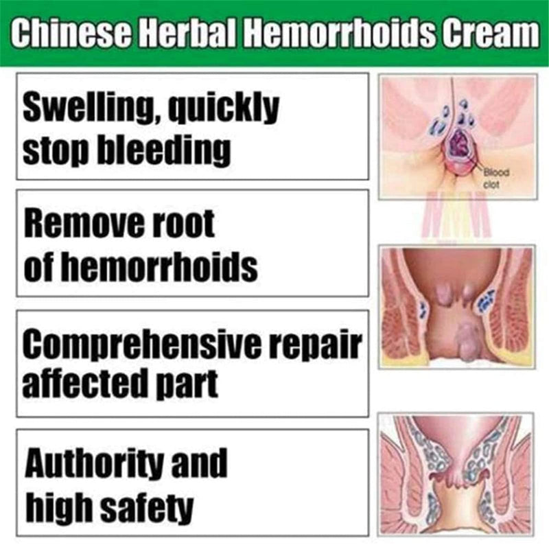 6PCS Haemorrhheal Herbal Cream, Chinese Herbal Hemorrhoids Cream, Painless Hemorrhoid Relief Cream, Anal Cream, Maximum Strength Pain Relief - BeesActive Australia