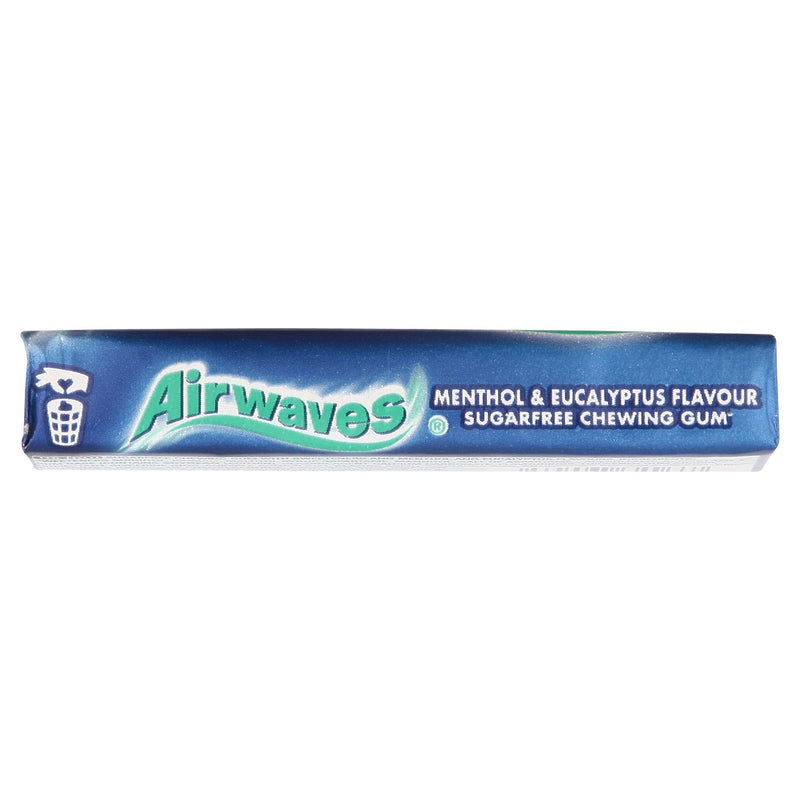 Airwaves Menthol & Eucalyptus Sugar Free Gum - Box of 30 10 Count (Pack of 30) - BeesActive Australia