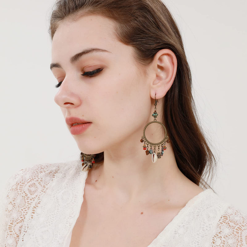 Itcoery Boho Earrings for Women Vintage Bohemian Earrings - BeesActive Australia