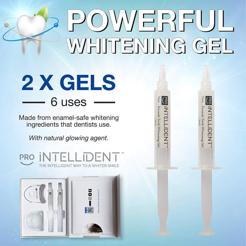 Teeth Whitening Kit Refills | Pro Intellident Advanced Gel & Stain Remover | Longer Lasting Results Than Whitening Strips or Activated Charcoal | Ideal Tooth Whitener for Sensitive Teeth - BeesActive Australia