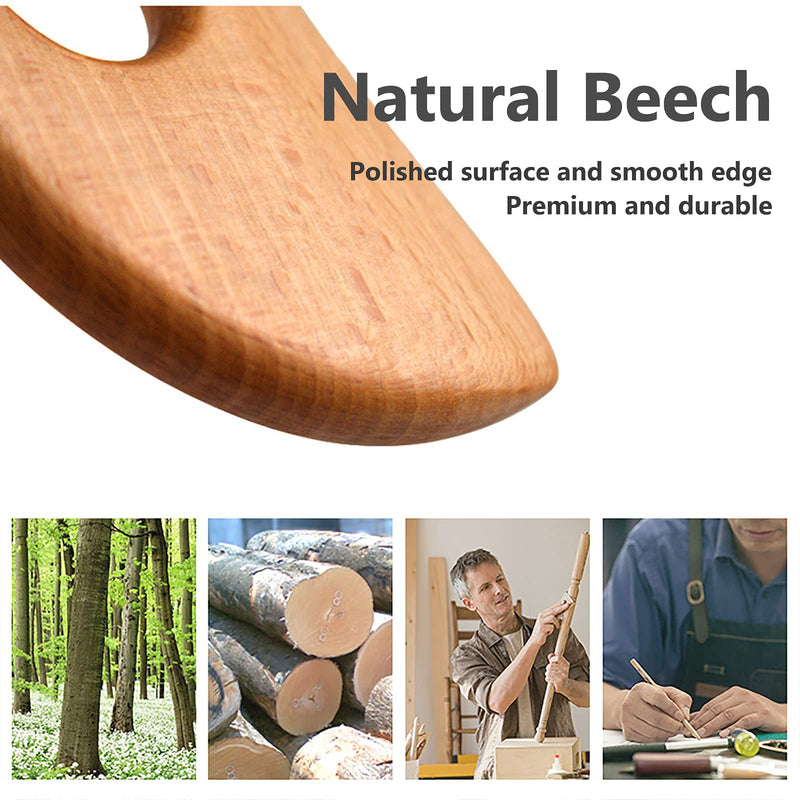 Lymphatic Drainage Massager, Wooden Gua Sha Tool, Manual Massage Scraper for Anti Cellulite and Relieve Muscle Fatigue, Body Gua Sha Paddle - BeesActive Australia