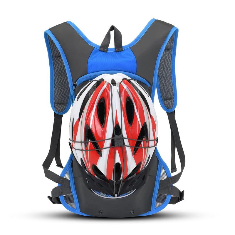 CLAPE Hydration Backpack for Running, Biking with Hydration Bladder 2L Lightweight & Portable Water Backpack Breathable Riding Daypack Bike Rucksack for Outdoor Sports Travelling Mountaineering OT06-Black/Gray - BeesActive Australia