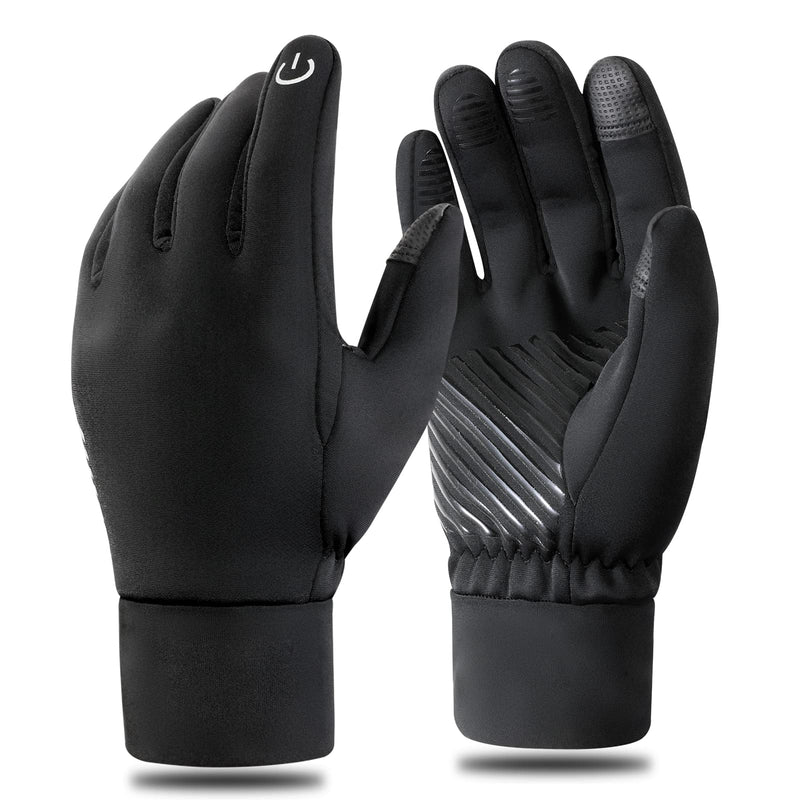 RYMNT Winter Gloves Touch Screen Water Resistant Thermal for Running Driving Cycling Working Hiking Warm Gifts for Men Women Black X-Large Women-XL/Men-L) - BeesActive Australia