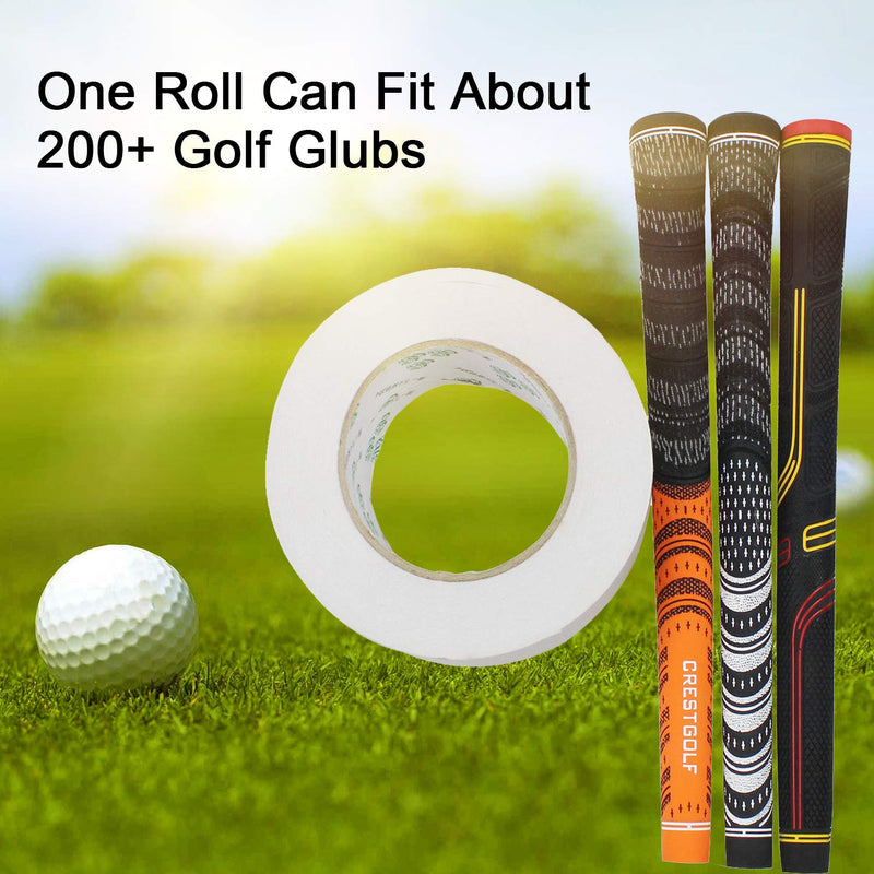 Golf Grip Tape Double Sided for Golf Clubs Grip Installation, Golf Grip Strip Multifunctional Putter Tape, Cropable Strips Strong Adhesiveness(2" x 50yard /1" X50yard) 2"X50yard - BeesActive Australia