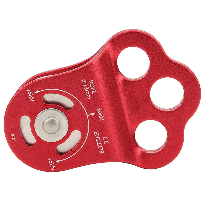 Keenso Three Hole Single Pulley, Climbing Pulley with High Strength, Outdoor Climbing Mountaineering Tool - BeesActive Australia