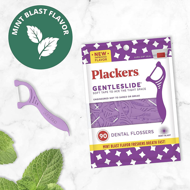 Plackers Gentleslide Flosser, 90-Count (PACK OF 3) - BeesActive Australia