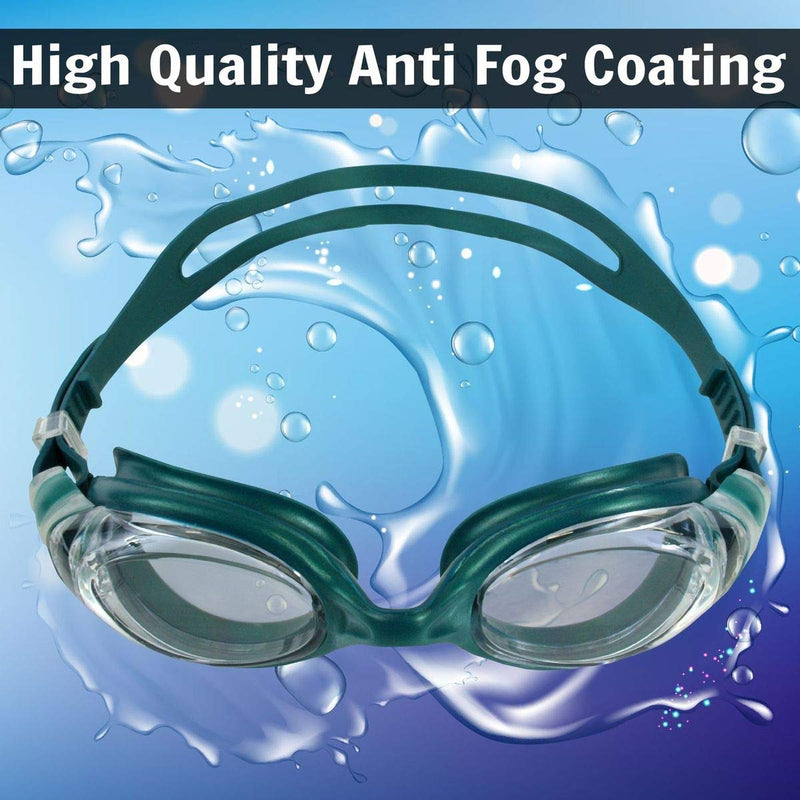 Water Gear Vapor Anti-Fog - Lens: Clear; Seal: Green - BeesActive Australia