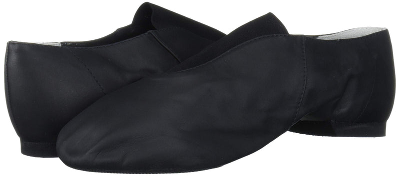 [AUSTRALIA] - Bloch Dance Men's Super Jazz Leather and Elastic Slip On Jazz Shoe 8 Black 