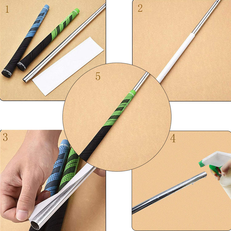 Golf Grip Tape Double Sided for Golf Clubs Grip Installation, Golf Grip Strip Multifunctional Putter Tape, Cropable Strips Strong Adhesiveness(2" x 50yard /1" X50yard) 2"X50yard - BeesActive Australia