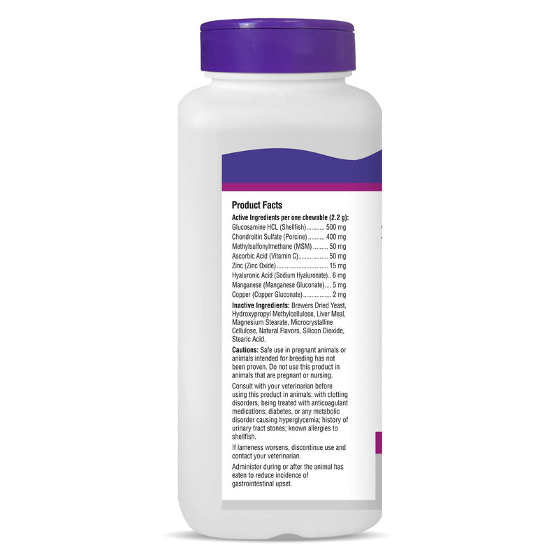 Essential Pet Products Adult Dog Hip & Joint Support Chewable Tablet Age 5+ with 500mg Glucosamine and 400mg Chondroitin, 120-Count - BeesActive Australia