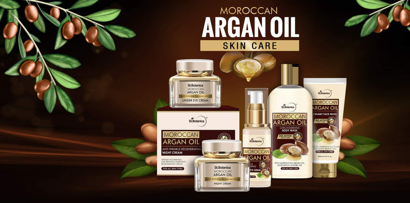 StBotanica Moroccan Argan Oil Ultra Nourishing Body Lotion, 200ml - Soothing, Moisturizing & Nourishing - BeesActive Australia
