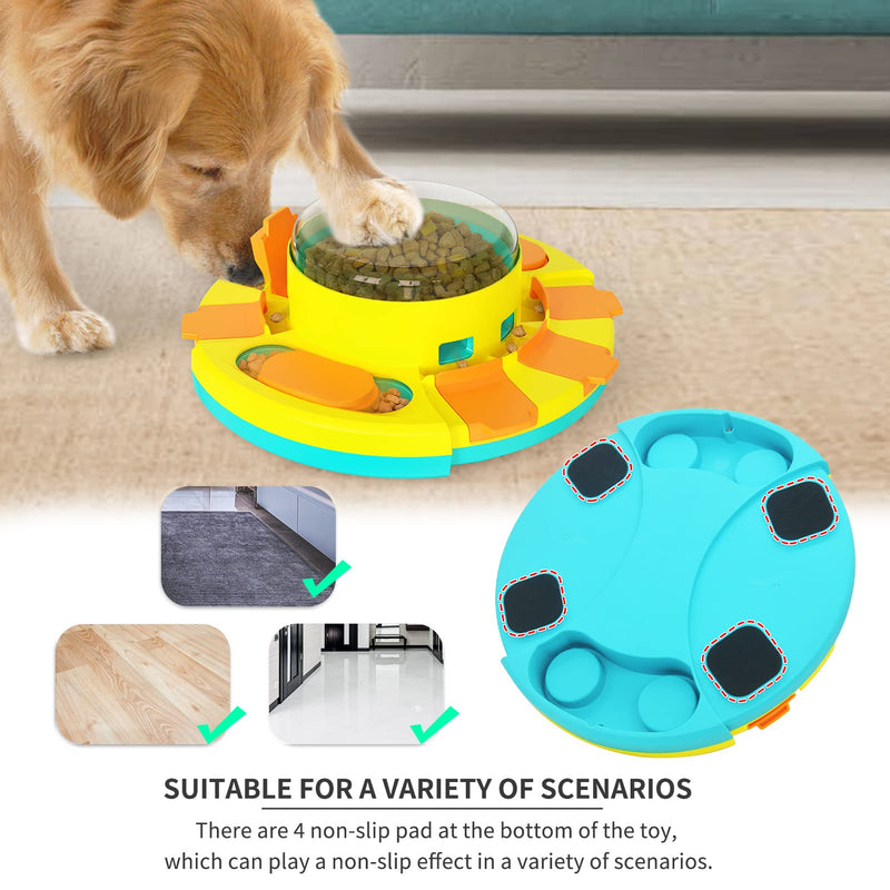 Holihoos Dog Puzzle Toys, Interactive Dog Toys for IQ Training & Mental Enrichment, Treat Food Dispensing Slow Feeding to Aid Pet Digestion Puzzle toy 2 in 1 A LEVEL 2 IN 1 - BeesActive Australia