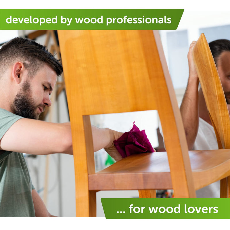 Nordicare Linseed Oil for Wood - 100% Pure & Natural Linseed Oil for Entire Indoor Area - Food-Safe Raw Linseed Oil for Wood Furniture - Underlines the Original Wood Structure - Made in Denmark 16.9oz 500 ml - BeesActive Australia