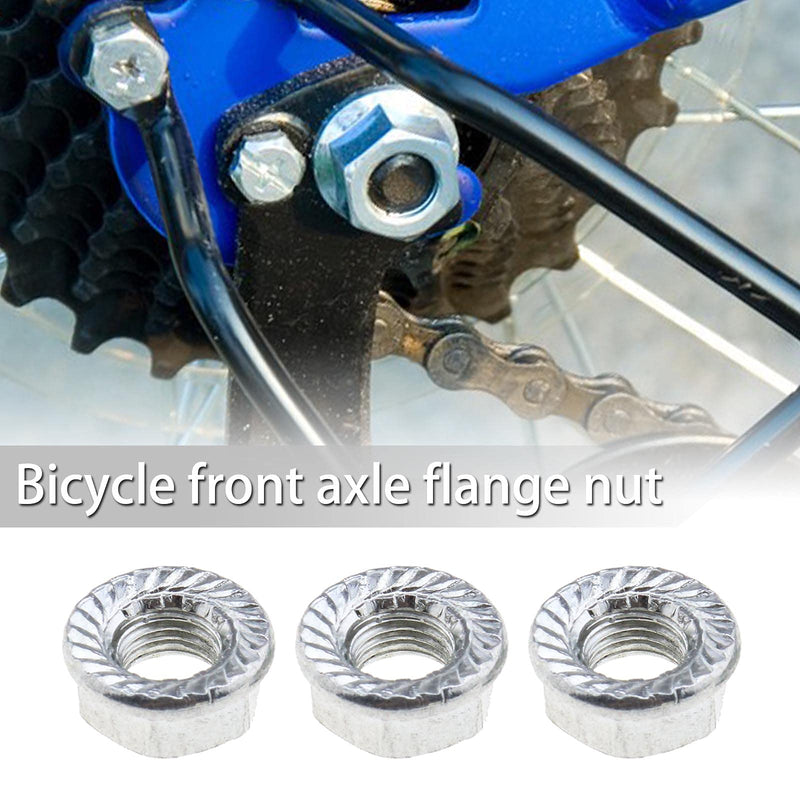 Create idea 8Pcs 5/16''(8mm) 3/8''(9.5mm) Bicycle Wheel Axle Track Nuts for Children's Bike Front Wheels Road Bike Mountain Bike Front Rear Std MTB Hybrid Bikes Kids Bikes 3/8inch (9.5mm) - BeesActive Australia