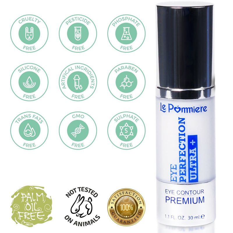 Le Pommiere Eye contour cream 1.1 fl oz. Anti bags, dark circles & wrinkles. Anti-age to attenuate expression lines. Anti-wrinkle Vitamin E, elastin & Panthenol - BeesActive Australia