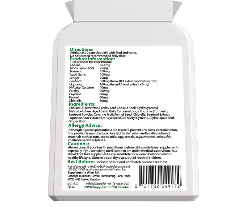 Liver and Gallbladder Flush - 60 Capsules - Powerful Liver Support Supplements - Liver Cleanse Detox and Repair Complex - 12 Ingredient Liver Detox Formula Inc Choline - Liver Tablets Supplements - BeesActive Australia