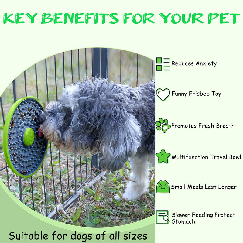 Dog Crate Toy Training Tool for Reduce Anxiety,Dog Treat Dispenser for Pet Behavior Training Aid,Secures to Crate Peanut Butter Toy,Puppy Crate Treat Holder Dog Kennel Therapy Training Slow Feeder Toy Z_Lick Mat - BeesActive Australia