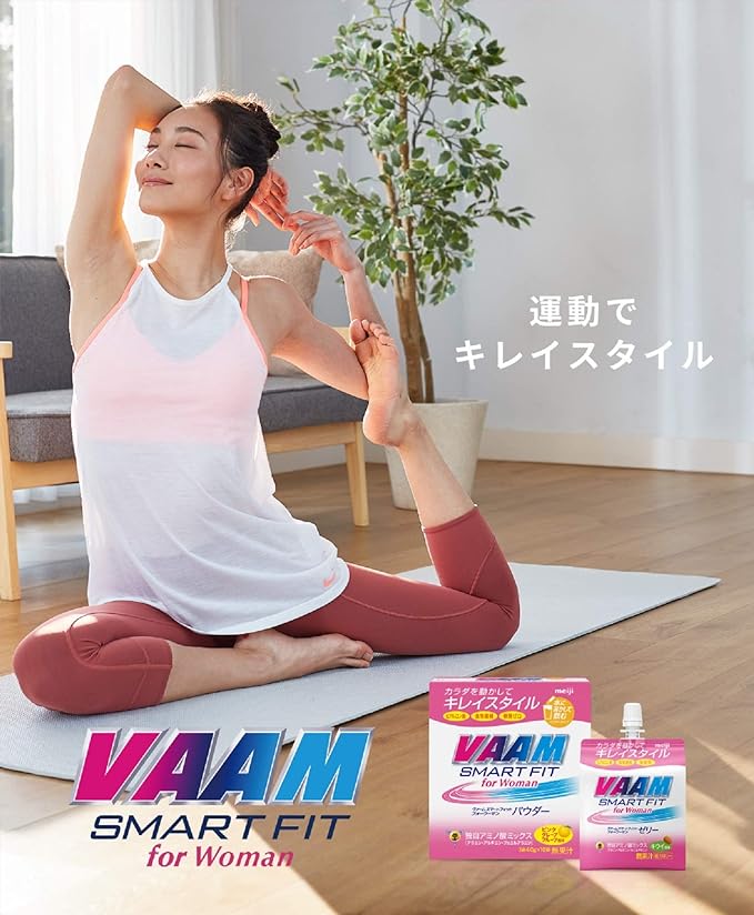 VAAM Meiji VAAM Smart Fit for Woman Jelly, Kiwi Flavor, 6.3 oz (180 g) x 6 Packs - BeesActive Australia