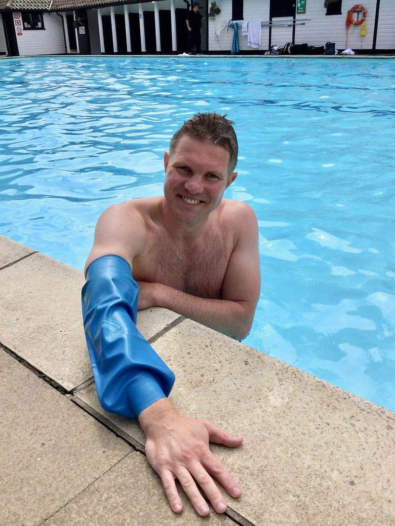 Bloccs PICC Line Waterproof Cover. Midline Elbow Protector. Swim, Shower & Bathe. Watertight Protection, Adult (Small) S - BeesActive Australia