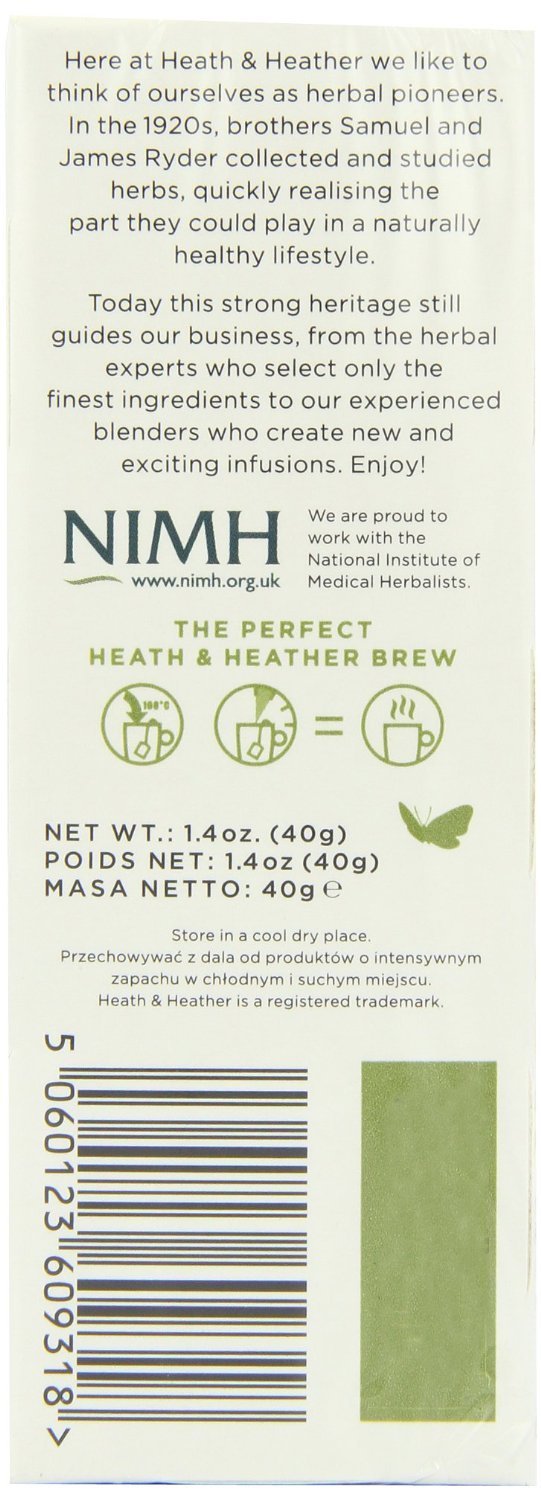 (2 Pack) - Heath And Heather - Dandelion Burdock & Hawthorn | 20 Bag | 2 PACK BUNDLE - BeesActive Australia