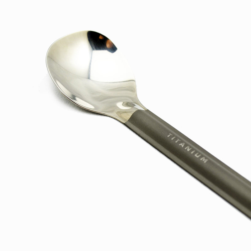TOAKS Titanium Long Handle Spoon with Polished Bowl - BeesActive Australia
