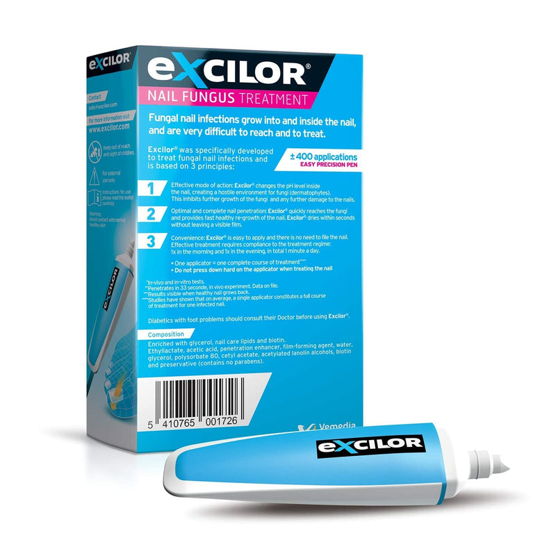 Excilor Nail Fungus Treatment Pen, Anti-Fungal Nail Treatment & Repair for Fingernails and Toenails, Restores Beautiful & Healthy Nails - BeesActive Australia