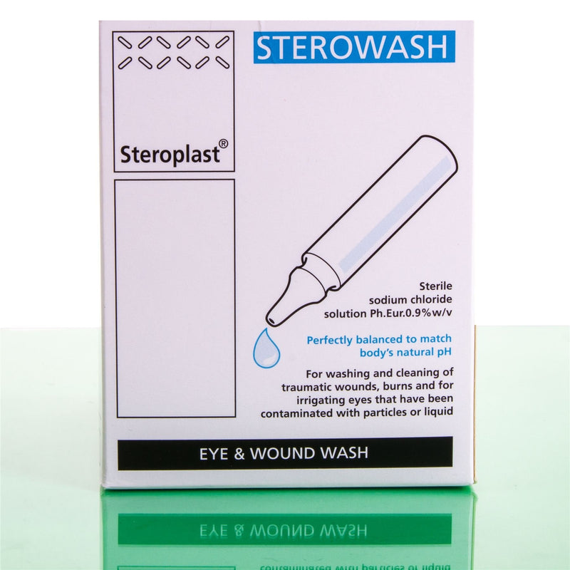 15x Sterile Sterowash Eye Wash Pods 20ml Refill Emergency Wound Irritation Solution First Aid 2018 Expiry - BeesActive Australia