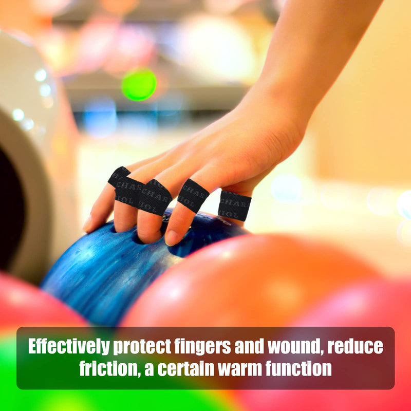 Charniol 140 Pieces Protective Performance Tape Bowling Tape Bowling Accessories for Men Bowling Thumb Tape Bowling Finger Tape with Plastic Storage Box for Sport Supplies - BeesActive Australia