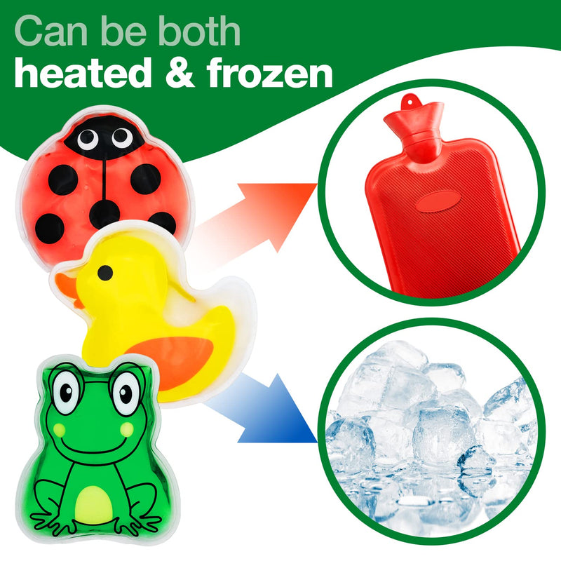 Safety First Aid Group HypaGel Kids Gel Reusable Ice Packs (Hot or Cold) - Pack of 3 for Bumps Bruises Muscle Pains - BeesActive Australia