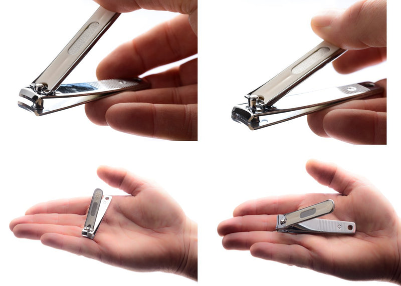 Redesigned and Improved MoxyCut FingerNail Clipper Set of 2 - Stainless Steel - Sharp Cut - BeesActive Australia