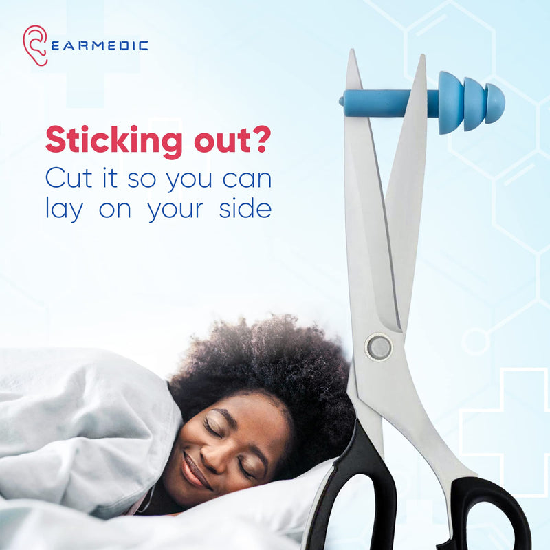 Ear Plugs for Sleep Noise Cancelling Reusable Silicone Ear Plug Set of 5 Pairs Best for Sleep Work Study or Swim - BeesActive Australia