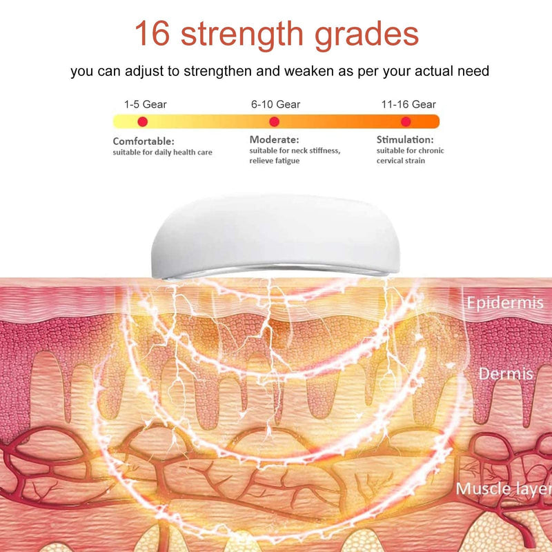 Electric Massagers for Neck and Back, Portable Cervical Massager Heating Pain Relief Tool Health Care Relaxation Neck Massager - BeesActive Australia