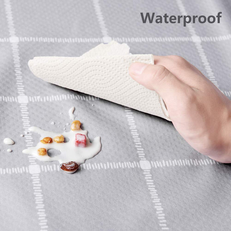 Highchair Splash Mat, Non-slip Baby Splat Mat for Under High Chair/Arts/Crafts, WOMUMON Waterproof Floor Spill Mat Mess Mat and Table Cloth Checkered - BeesActive Australia