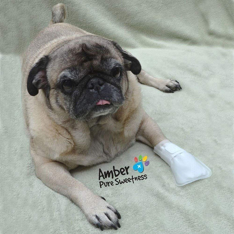 PawFlex Outdoor Water Proof Cover. Slides Over MediMitts for Dogs paw (which are Sold Separately) Fastens with Medimitt Strap. Useful for hot Spots, Allergies & Chronic Licking Value pk Small 20pk - BeesActive Australia