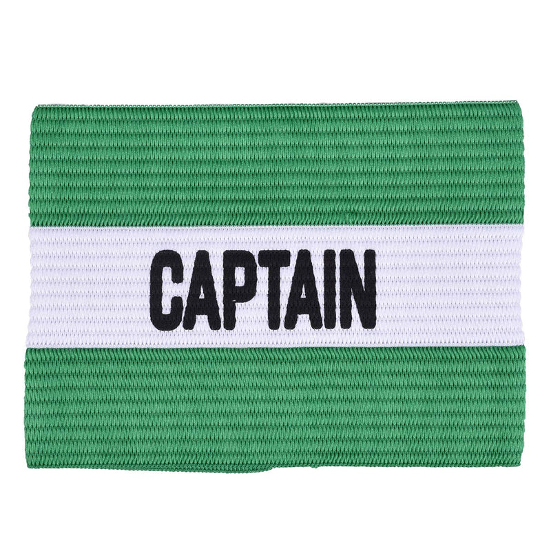 Milec Classic Captain's Armband for Soccer Training, Adults & Youths Elastic Arm Band Captain Armbands Team Sports Accessories Adult Green - BeesActive Australia