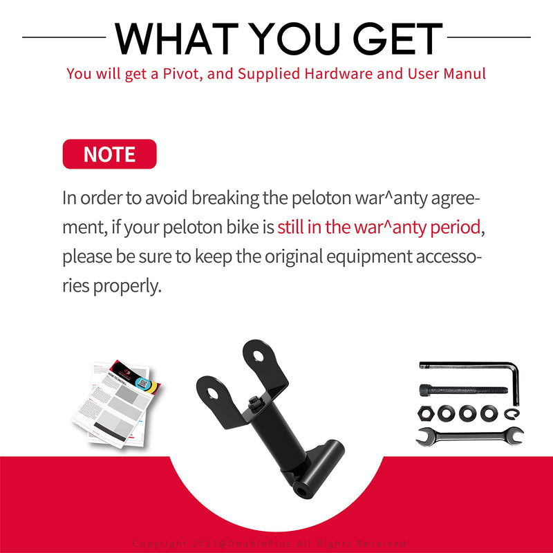 Doubleplus Pivot for Peloton Bike, Upgraded Peloton Screen Swivel, 360 Degree Adjuster, Easily Adjust & Rotate Your Peloton Screen, Peloton Accessories(Not for Peloton Bike+) - BeesActive Australia