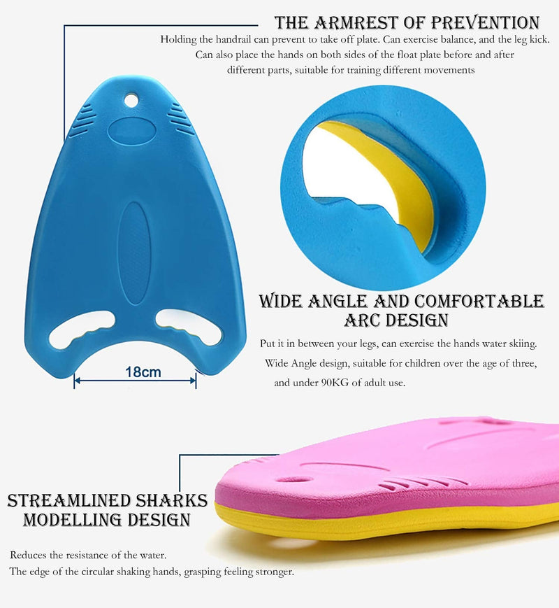 Swimming Kickboard, EVA Swimming Float Board, Swimming Learning Training Aid Yellow,Blue - BeesActive Australia
