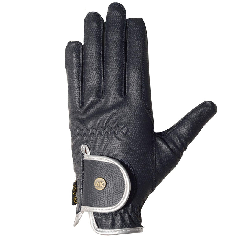 AK Synthetic Grip Horse Riding Gloves All Season Unisex Equestrian Gloves AKRS-6344 Medium Gold,Silver,White - BeesActive Australia