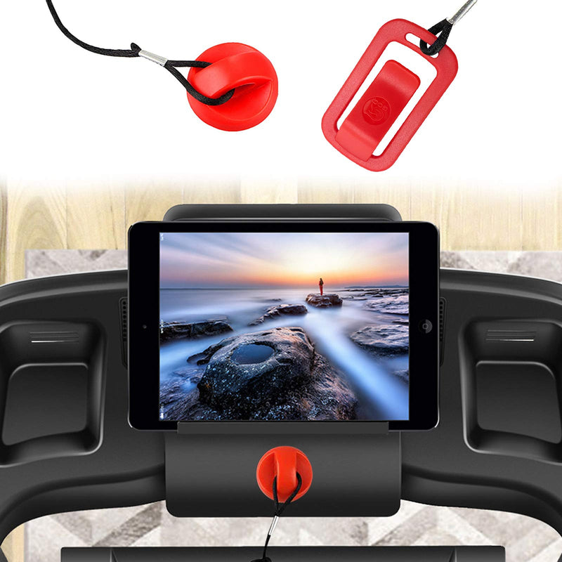 Treadmill Universal Magnet Safety Key for All NordicTrack, Proform, Image, Weslo, Reebok, Epic, Golds Gym, Freemotion, and Healthrider Treadmills Red - BeesActive Australia