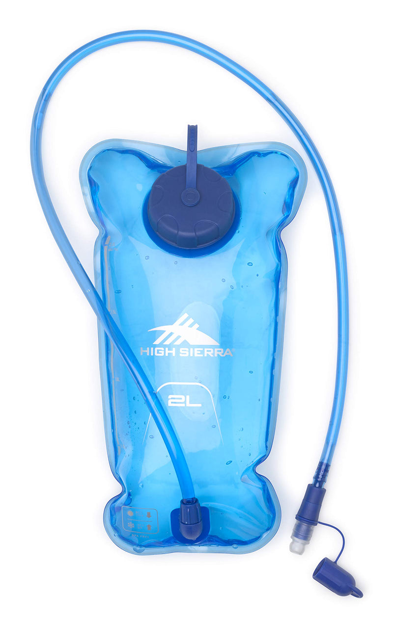High Sierra HydraHike Hydration Backpack, Lightweight Running Backpack, Cycling, Hiking, for Men, Women & Kids, Graphite Blue/Mercury/Glow, 4L - BeesActive Australia
